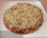 Foto del paso 7 de la receta: Base Pizza sin gluten y sin lactosa con pollo y bacon