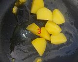 A picture of step 2 of Buttered potatoes suya wadges.