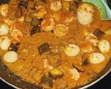 Foto langkah ke 5 dari resep Balado Terong Udang Telur Puyuh.
