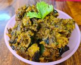 A picture of step 8 of Keto Diet Khatta Meetha Kaddu Sabzi Recipe | Weight loss Keto Pu.