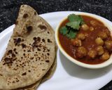 A picture of step 4 of Kabuli chana.