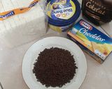 Foto langkah ke 1 dari resep Roti Bakar Coklat Keju Teflon.