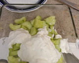 A picture of step 2 of Cucumber salad 🥒.