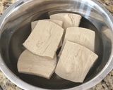 A picture of step 1 of Vegan Crispy Pork Belly.