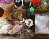 Une image de l'étape 1 de Poulet Frit Laqué au Sésame.