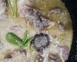 A picture of step 8 of Mutton white karahi.