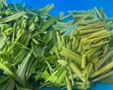 沙茶牛炒空心菜的食譜步驟1照片
