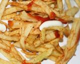 A picture of step 5 of Chatpati fries 🍟.