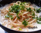 A picture of step 4 of Creamy Cheese Spaghetti.