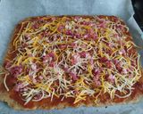 Foto del paso 5 de la receta: Pizza con base de pollo