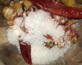 A picture of step 6 of Ginger idli.