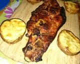 Foto del paso 4 de la receta: Pierna cerdo y batata a la parrilla