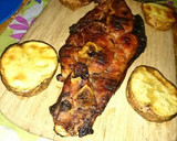 Foto del paso 4 de la receta: Pierna cerdo y batata a la parrilla