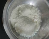 A picture of step 1 of Chhena Cake/ Paneer Cake.