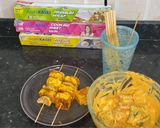 A picture of step 6 of Tandoori paneer tikka.