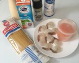 รูปขั้นตอนการทำที่ 1 ของ สปาเก็ตตี้ครีมไข่กุ้ง