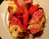Φωτογραφία βήματος 4 της συνταγής Αυγά scrambled σε φρυγανισμένο ψωμί ♠️💜