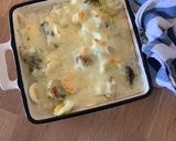 Foto del paso 8 de la receta: Romanescu con bechamel, queso y pesto