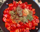 A picture of step 2 of "Fill your freezer" Tomato Sauce #vegan #easyrecipe.