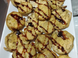 Berenjenas al horno con miel de caña