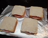 Foto del paso 3 de la receta Sándwich con bechamel y huevo frito