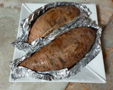 Une image de l'étape 3 de Patate douce au four 🍠.