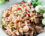 รูปขั้นตอนการทำที่ 4 ของ ก้อยหมูย่างใส่มะม่วง