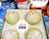 Hình bước làm 3 của món Bánh mì bơ sữa nhân phô mai hàn