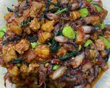 Foto langkah ke 3 dari resep Nasi bakar Cumi kemangi🐙🌿.