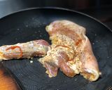 空心菜炒五花肉的食譜步驟1照片