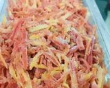 A picture of step 3 of Frozen Carrots.
