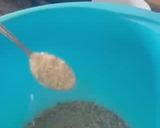 A picture of step 2 of Lenger with tamarind sauce and garlic.