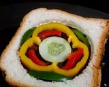 A picture of step 8 of Methi sandwich.