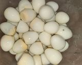 Foto langkah ke 1 dari resep Sate Telur Puyuh Bacem.