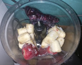 Foto del paso 2 de la receta: Helado de fruta natural 💛💜❤️