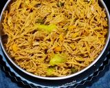 A picture of step 6 of Chilli vermicelli.