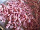 Lentilles aux lardons sauce tomate bio