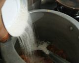 A picture of step 7 of Arbi de Kuttu wale prathe Katha mitha petha SWAK de Chawla Di kh.