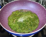 A picture of step 3 of Falahari chutney aloo.