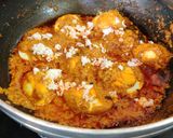 A picture of step 12 of Egg Lababdar.