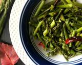 Asparagus Upkari/Stir Fry with Mustard and Chilies recipe step 4 photo