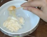 A picture of step 2 of Mayo garlic dip.