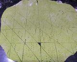 A picture of step 5 of Green veggies chips.