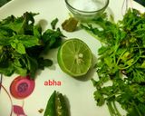 A picture of step 1 of Veggies and sprouts salad.