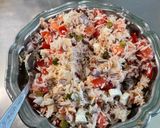 Une image de l'étape 15 de Salade de Riz aux Tomates, Thon, Feta et Romarin.