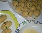 A picture of step 3 of Stick yam balls.