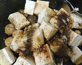 Hình bước làm 1 của món Đậu Hủ Kho Nấm