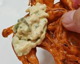 รูปขั้นตอนการทำที่ 7 ของ หอมใหญ่ทอด (Onion Fritters)