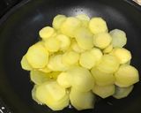 Foto del paso 2 de la receta: Huevos rotos con jamón de la primera prueba