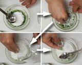 Une image de l'étape 4 de Matcha shiratama Mizu Yōkan ; Wagashi.